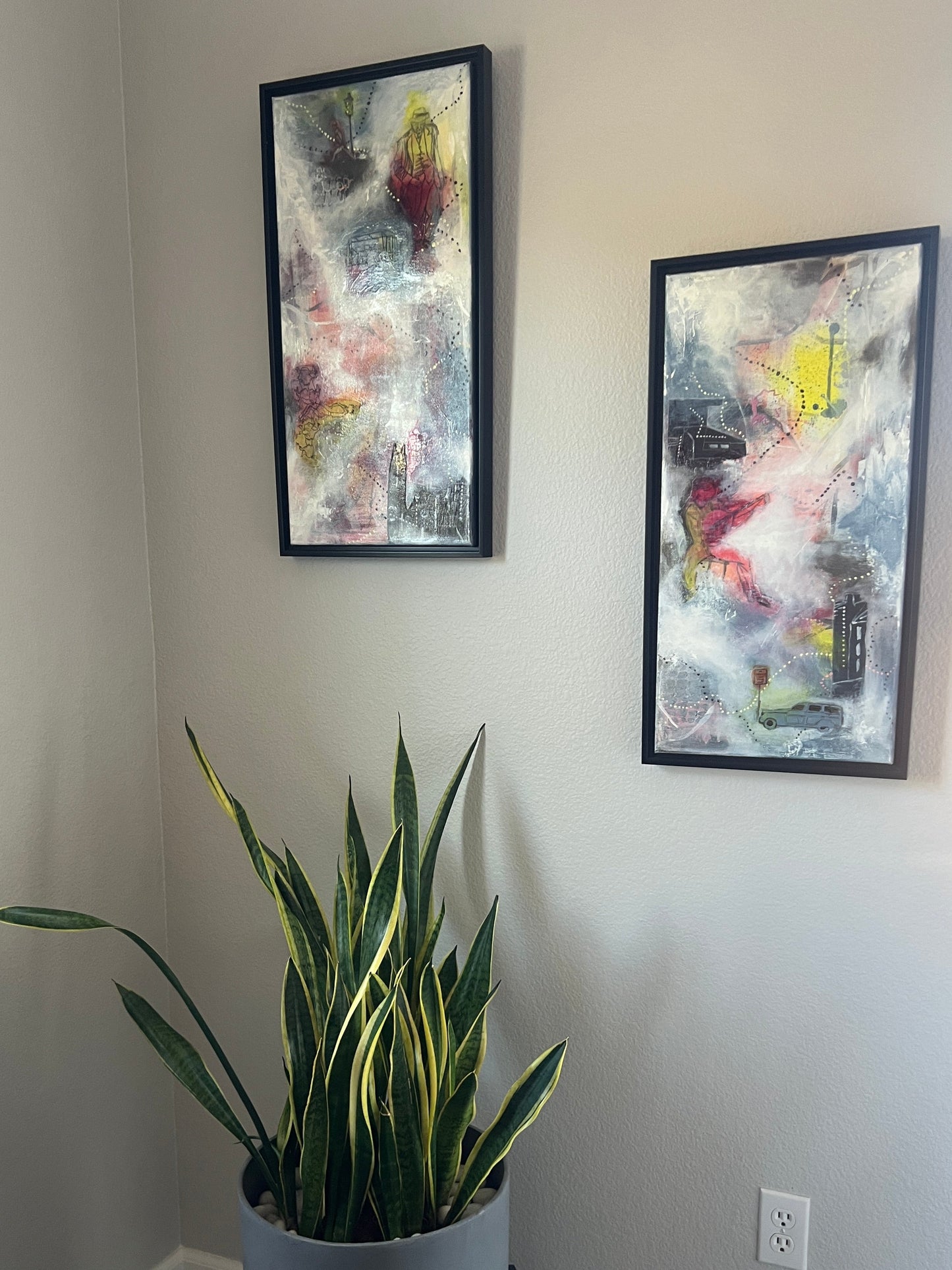 Vittles & Vice (Diptych) – Mixed-Media Chicago Collage